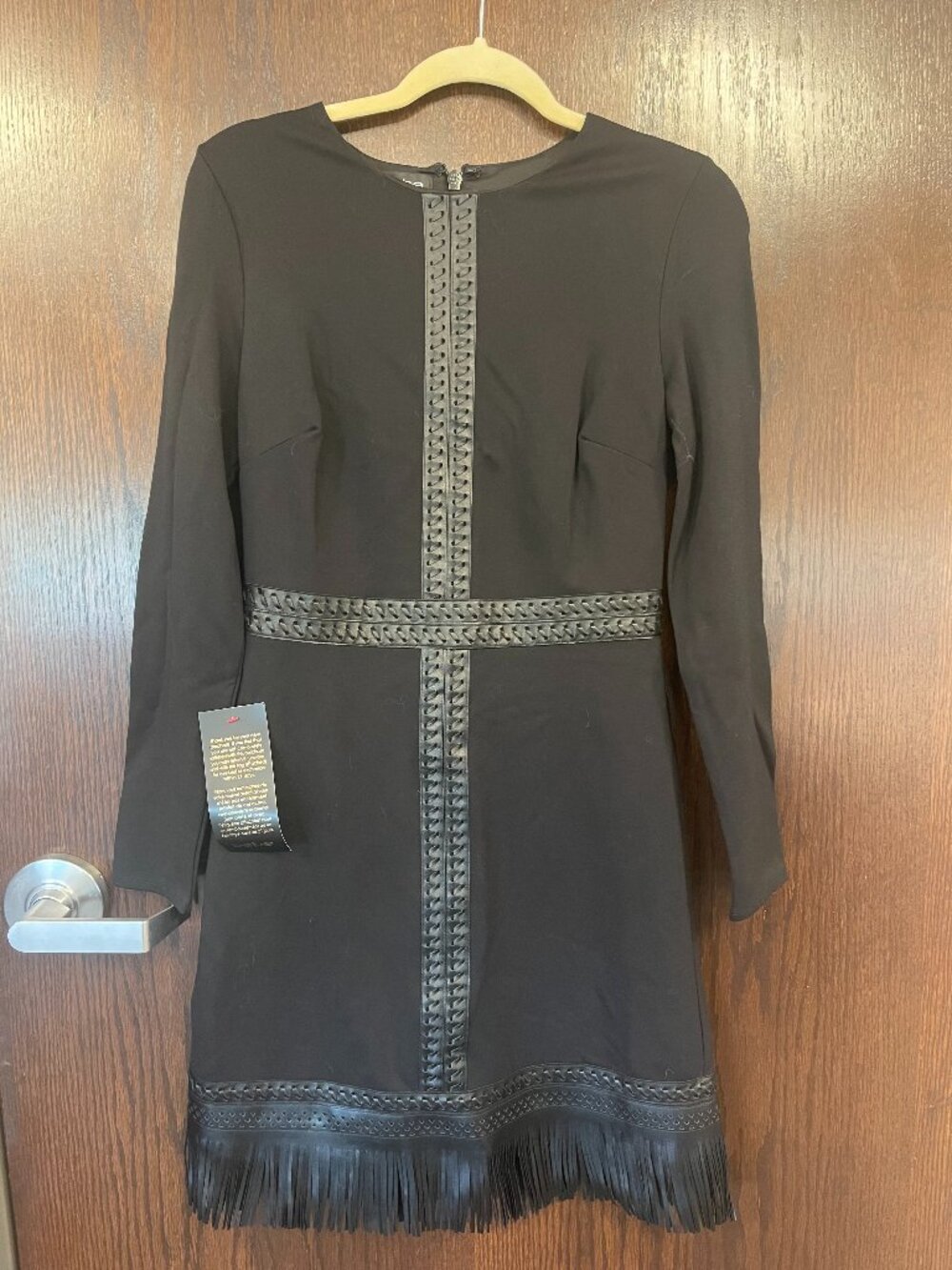 Bebe Black Ponte Dress